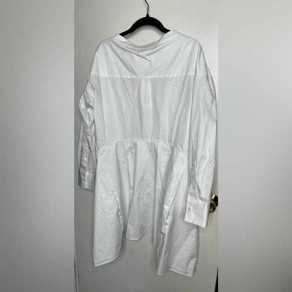 Zara OFF-THE-SHOULDER TRENCH COAT DRESS. - Picture 9 of 9